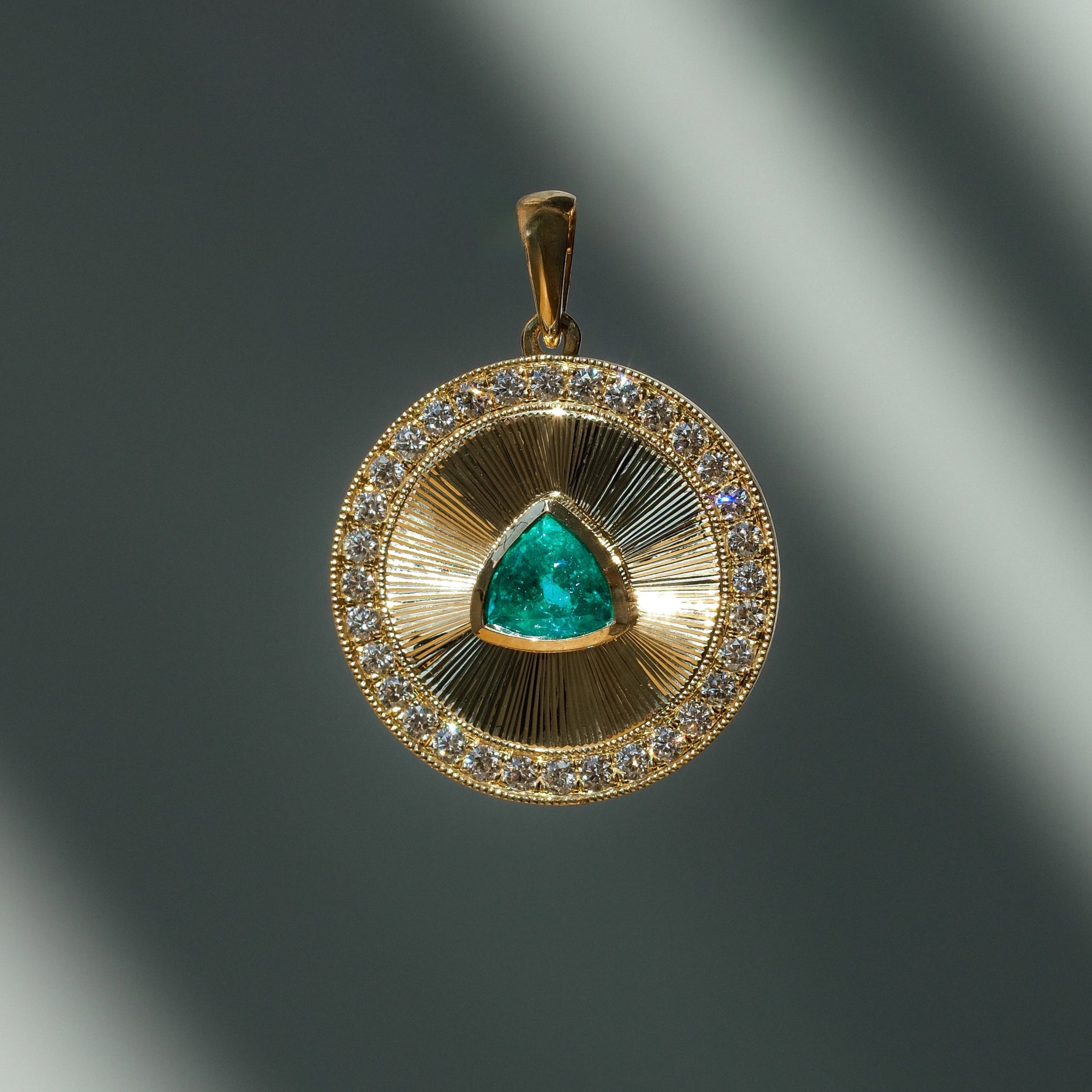 Queen Solarium Pendant ✦ Paraiba Tourmaline